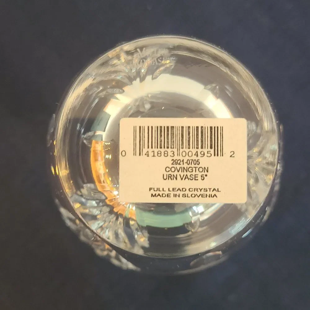 Miller Rogaska Crystal Covington Urn Vase 5